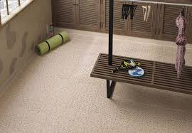 Realizace Hnědá protiskluzná dlažba Equipe Area15 Taupe 15x15cm