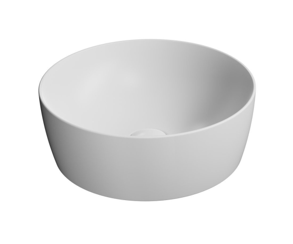 Gsi Nubes Keramické Umyvadlo Na Desku Průměr 40cm, Bílá Mat