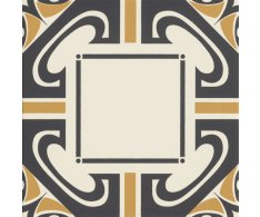 Grazia Althaus Dresda Nero/Ocra 20x20