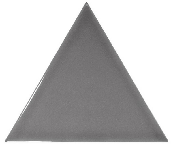 Obklad Equipe Scale Triangolo Dark Grey 10,8x12,4 - šedá
