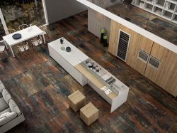 Dlažba s kovovým efektem Apavisa Cast Iron Black