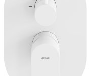 Podomítková baterie Eleganta EL 065.00, s přepínačem, pro R-box - EL 065.10WV.O2.RB07E Podomítková baterie 2-cestná bez tělesa, White Velvet X070264