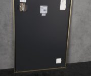 Sapho Notion Slim Zrcadlo V Rámu 60x80cm, Zlato Mat