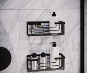 Gedy Smart Polička, 252x86x102mm, černá Mat