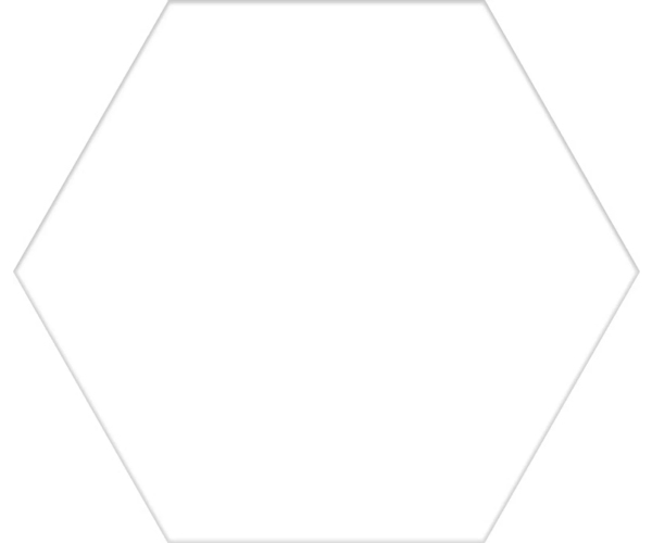Dlažba Codicer Basic Hex56 White - bílá