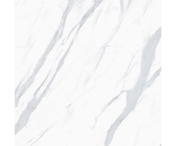 Dlažba jako kámen Sant Agostino Themar Statuario Venato 120x120 Kry - bílá