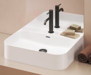 Umyvadlová stojánková baterie Espirit ES 012.00 - ES 012.20GB Umyvadlová stojánková baterie 190 mm bez výpusti, grafit kartáčovaný X070310