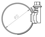 Hadicová Spona 90-110mm 07620-90110