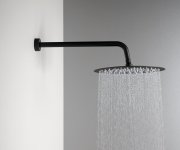 Sapho Sprchové Ramínko Kulaté, 400mm, černá Mat