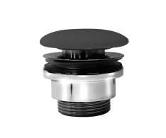 Gsi Umyvadlová Výpust 5/4“, Neuzavíratelná, Keramická Zátka, 5-65mm, černá Mat