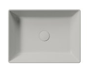 Gsi Kube X Keramické Umyvadlo Na Desku, 50x37cm, Cenere Mat