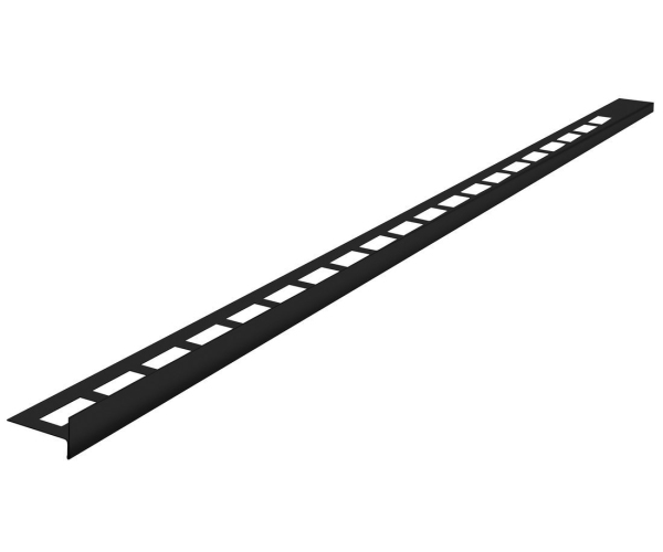 Sapho Spádová Lišta, Levá, Výška 10mm, Délka 1000mm, černá Mat