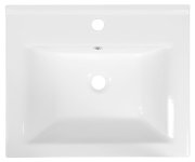 Aqualine Zuno 55 Keramické Umyvadlo Nábytkové 55x45cm, Bílá