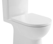 Aqualine Talamo Wc Kombi Mísa, Rimless, 63x35,5cm, Spodní/zadní Odpad, Bílá