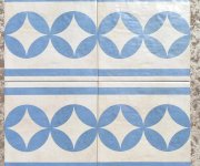 Retro dlažba Deceram PAM B-A Barroco Colour13 22,2x22,2 (skladem)