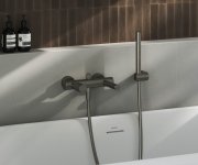 Vanová nástěnná baterie Revers RV 022 - RV 022.20GB Vanová nástěnná baterie bez setu, grafit kartáčovaný X070689