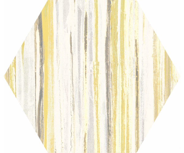 Vzorovaná dlažba Codicer Flow Yellow Hex 22x25
