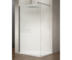 Gelco Vario Black Jednodílná Sprchová Zástěna K Instalaci Ke Stěně, Sklo Nordic, 1100 Mm