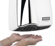 Empire U-nik Automatic Bezdotykový Tryskový Osoušeč Rukou 230 V, 1850 W, 262x305x165mm, Abs Plast, Bílá