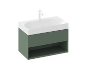 SD Lite 80 skříňka pod umyvadlo - SD Lite 80 skříňka pod umyvadlo Grey Green X000001864