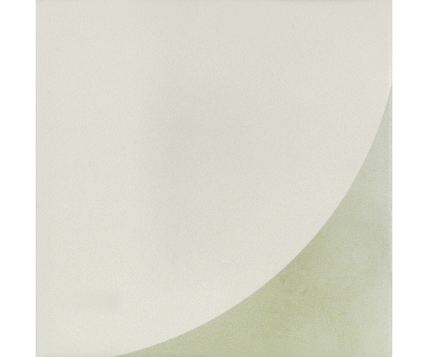 Retro dlažba Tonalite Aquarel Decoro Curve Cream-Verde 15x15
