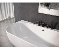 Vanová baterie na okraj vany Flat, 4-otvorová - FL 026.20BLM Vanová stojánková 4-otvo
