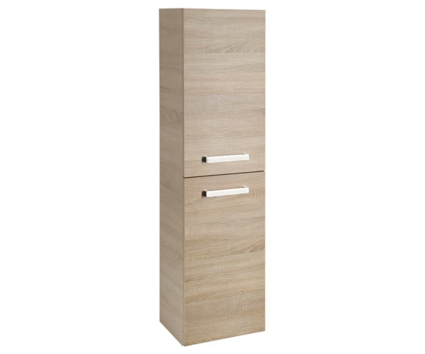 Aqualine Vega Skříňka Vysoká S Košem, 40x150x31cm, Dub Platin
