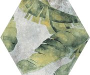 Květinová dlažba Colorker Amazonia ZYX Tropic Decoro Emerald 32x36,8 Hex MIX
