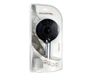 Molina, 4-polohová Ruční Sprcha, Průměr 110mm, Chrom-černá Mat AQS55009