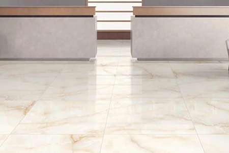 Béžová dlažba jako mramor Deceram I Marmi Verona Beige 60x120 pro Vaše komerční prostory