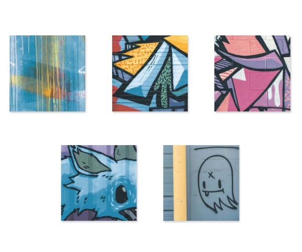 Extravagantní dlažba Heralgi Graffiti Dec Floor 20x20 - multicolor