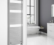 Aqualine Alya Otopné Těleso Oblé 600x1703mm, Chrom