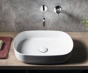 Isvea Infinity Oval Keramické Umyvadlo Na Desku, 55x36cm, Bílá