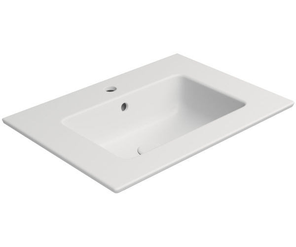 Gsi Pura Keramické Umyvadlo Slim 62x46cm, Bílá Mat