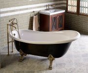 Sapho Antea Připojení Pro Instalaci Vanové Baterie Do Podlahy (pár), Bronz