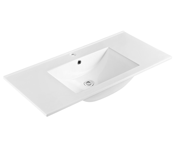 Sapho Slim Keramické Umyvadlo, Nábytkové, 100x46,5cm, Bílá