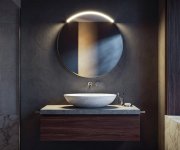 Sapho Moon Led Svítidlo 7,5w, 230v, 502x12x22mm, R350mm, Chrom
