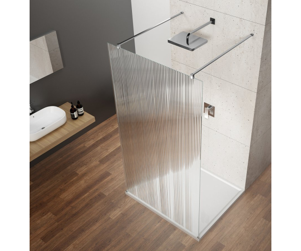 Gelco Vario Chrome Jednodílná Sprchová Zástěna Do Prostoru, Sklo Nordic, 900 Mm