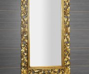 Sapho Scule Zrcadlo Ve Vyřezávaném Rámu 80x150cm, Zlatá