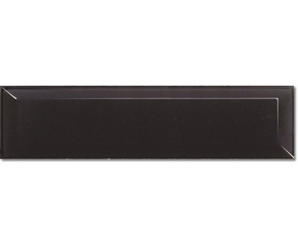 Obklad Equipe Metro Black 7,5x30 - černá