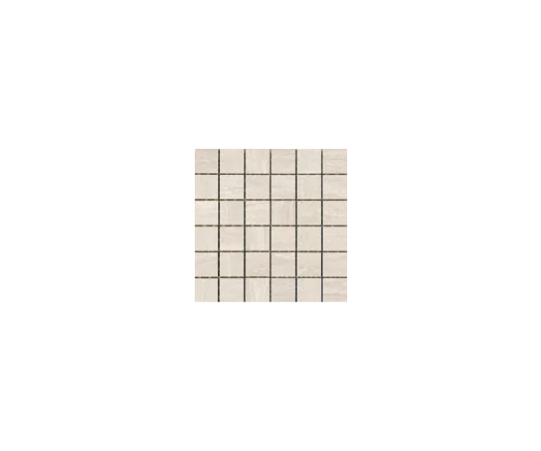 Mozaika jako kámen Coem Wide Gress++ Versatile Vein Mosaico 5x5 Bianco 30,2x30,2 Natt. Rett. - bílá