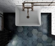 Dlažba jako kámen Equipe Heritage Indigo 17,5x20 - modrá