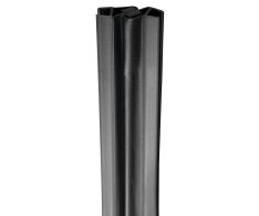Aqualine Set Magnetických Těsnění 45°pro Sklo 5/5mm, 2000mm, černá (2ks)