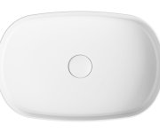 Isvea Infinity Oval Keramické Umyvadlo Na Desku, 55x36cm, Bílá Mat