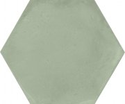 Retro dlažba Marca Corona Terra.Art Menta Esagono 25x21,6 - zelená