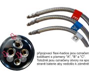Průtokový Tlakový Ohřívač Vody Mk1, Příkon 5,5 Kw, S Pákovou Stojánkovou Baterií PO-MK1SOL3113P21-5,5kW