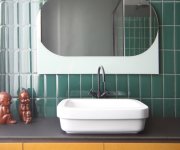 Obklad Vogue Bisello Trasparenze TR Malachite 10x20 - tyrkysová