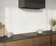 Obklad jako kov Azuvi Oxide White 30x60 Mat. Rett. - stříbrná