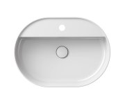 Umyvadlo Ceramic Slim Shelf O - Umyvadlo Ceramic Slim Shelf O 55, s otvorem pro baterii, s přepadem, bílá XJX01155003