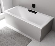 Polysan Cascata Obdélníková Vana 185x85x45cm, Kaskáda černá